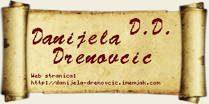 Danijela Drenovčić vizit kartica